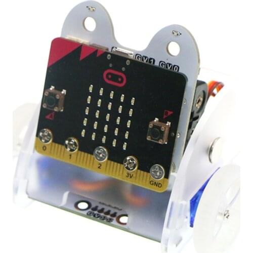 Ring:bit Ringbit Car V2 for Micro:bit, Educational Smart Robot Car Kit DIY for Kids Programming (Without Microbit board) MB0019