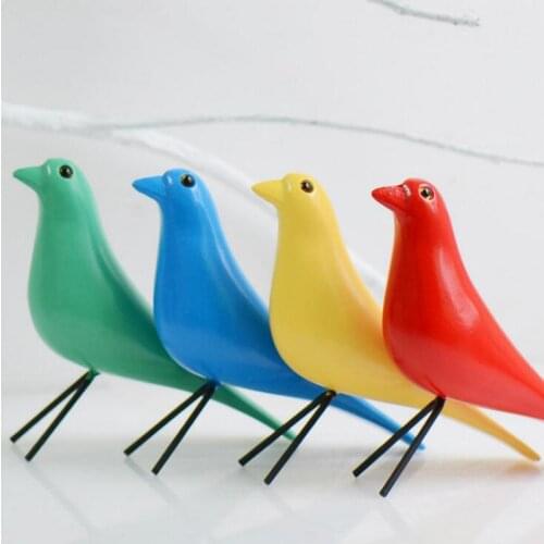 Hot Home Furnishing Decoration Wooden Crafts Bird Designer Weeding Gift Desktop Accessories Lucky Dove Peace European Ornament