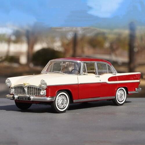 1/18 alloy casting car model Simca Vedette Chambord high-end collection holiday gift Children toys
