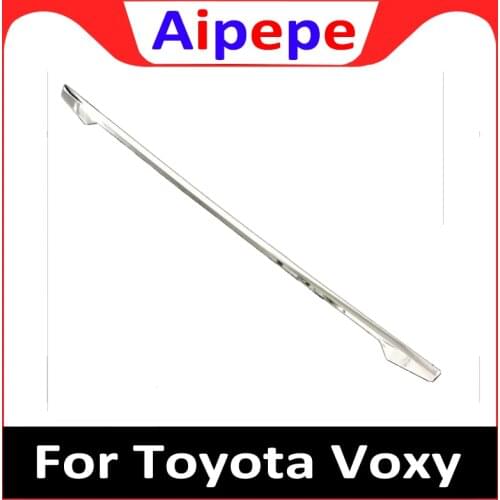 Auto Rear Trunk Trim Tail Tailgate Door Sticker for Toyota Voxy 2017 2018 Abs Chrome Auto Accessories