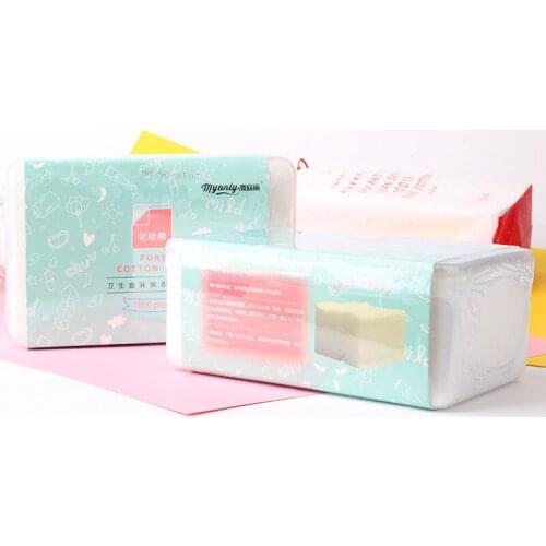 Boxed disposable cotton pads 1000 pads cotton pads clean makeup remover cotton beauty cotton pads make up remover cotton pad