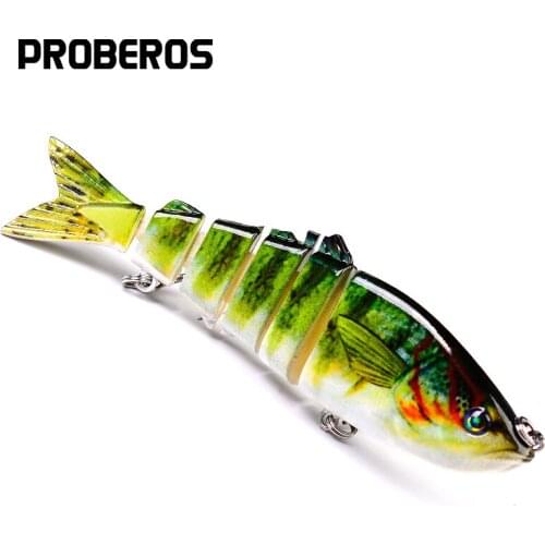 PROBEROS Fishing Lures 12 Colors Swim Baits 0.65oz-18.5g/4.72"-12cm Lures Fishing Tackle 6# BKB hook