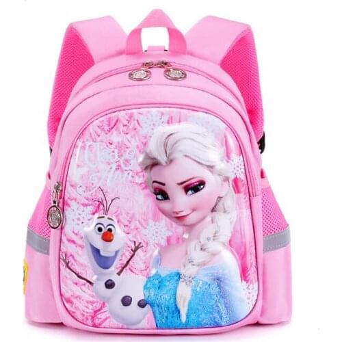 Disney Frozen Elsa Backpack Girls Shcool Bag Kids Children Schoolbags Lovely Knapsack Baby Bags Gift For Girl