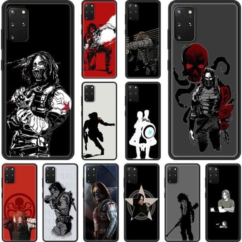 S-Sebastian S-Stan B-Bucky B-Barnes Phone Case For Samsung Galaxy S20 FE S21 Ultra S20 S10 S9 Plus S10E S8 Soft TPU Back Cover