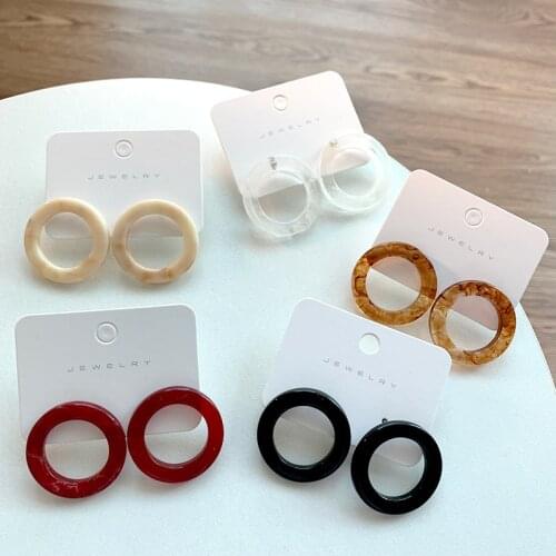 Restoring ancient ways of fashion acetate acrylic earring femininity contracted geometric earrings adorn article