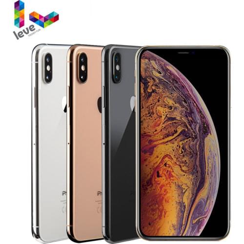 Apple iPhone XS Max A12 Bionic Mobile Phone 6.5inch 4GB RAM 64GB/256GB ROM Hexa Core 12MP NFC 4G LTE Original iOS Cellphone