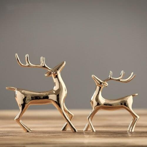 Modern minimalist living ornaments plating soft decoration bedroom living room office decoration Home Furnishing elk