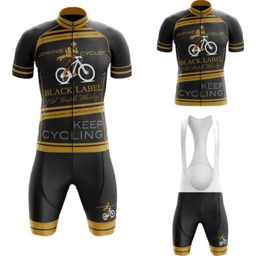 New Maillot Ciclismo Hombre Cycling Jersey Set Short Sleeve Bike Clothing Bib Shorts Gel Breathable Pad MTB