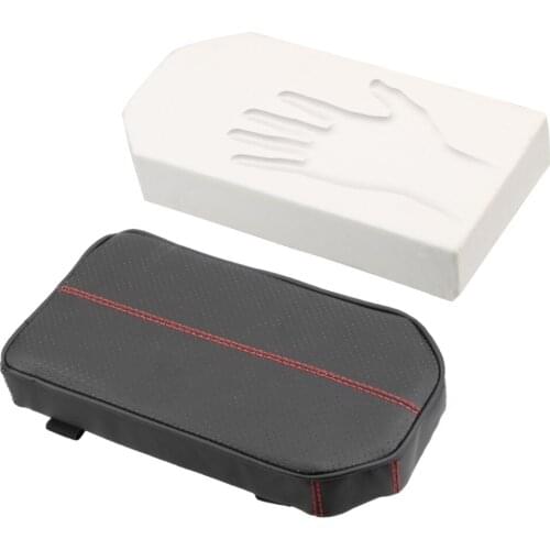 PU Leather Universal Armrest Auto Seat Armrests Box Storage Protection Cushion Center Console ArmRest Cover Pad Car Armrest Mat