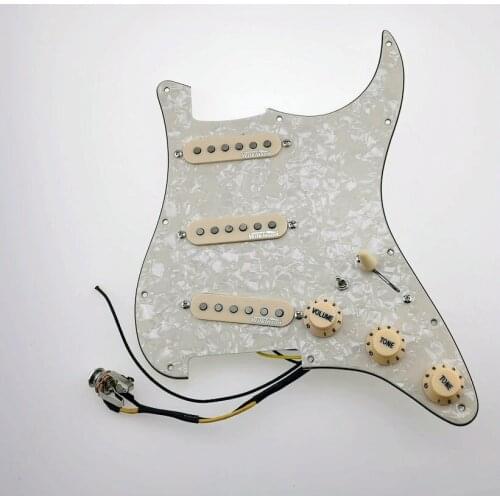 Wilkinson WVS 60s Alnico5 SSS Single Coil Guitar Pickups Stratocas 7-Way type fully loaded pickguard