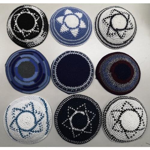 HIGH QUALITY HANDMADE KNITTED YARMULKE KIPPAH