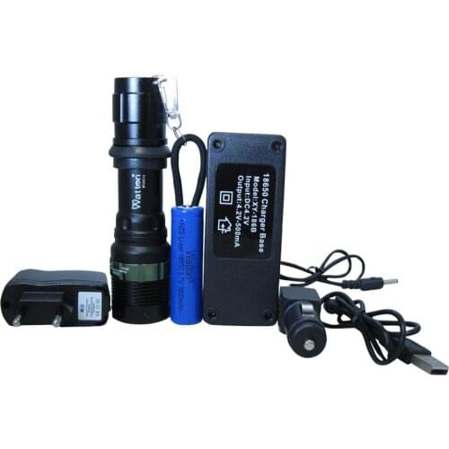 Watton WT-012 Zoomlu Auto Pc Rechargeable Flashlight