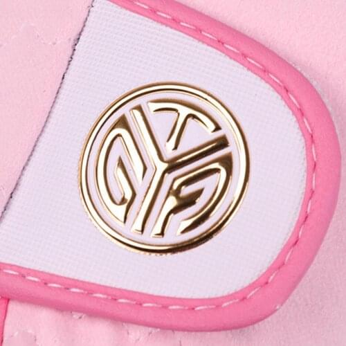 1 Pair Of Womens Golf Gloves Microfiber Cloth Sunscreen Breathable Wear-resistant Washable Golf Gloves