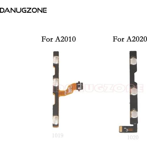 10PCS/Lot For Lenovo A2010 A2580 A2860 / Vibe C A2020 A2020a40 Power Button Switch & Volume Up / Down On / Off Button Flex Cable