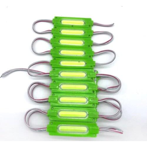 1000pcs led COB module Light Advertising lamp 2W IP67 Waterproof DC12V safe led background light warm white/red/blue