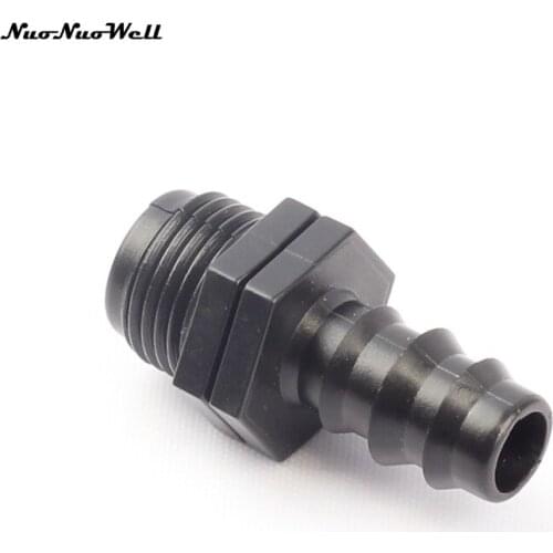 6pcs NuoNuoWell 1/2" Male Tread To 16mm Barbed Hose Straight Connector Garden Watering System Hose Fittings Irrigation Parts