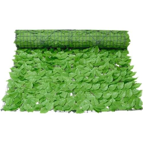 Artificial Leaf Mesh Fence 3M Roll Courtyard Privacy Fence Landscape Outdoor Balcony Backyard Plant Wall Screen Blocking Lawn