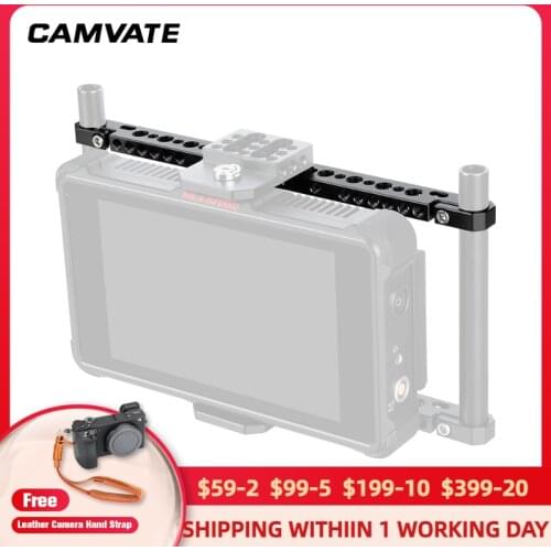 CAMVATE Aluminum Cheese Bar With 15mm Rod Adapter For Camera & Monitor Cage Rig C2142