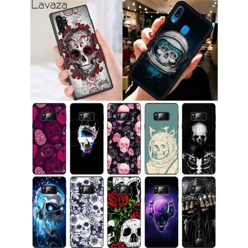 Lavaza Skull Skeleton Soft Silicone Case for Samsung A10S A20S A30S A40S A50S A60 A70S M10 M20 M30