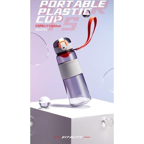 Preferential Promotion 2022 new creative Female Creative Portable Plastic Cup Fashion Sports Cup Fitness kettle Handy Cup Bounci