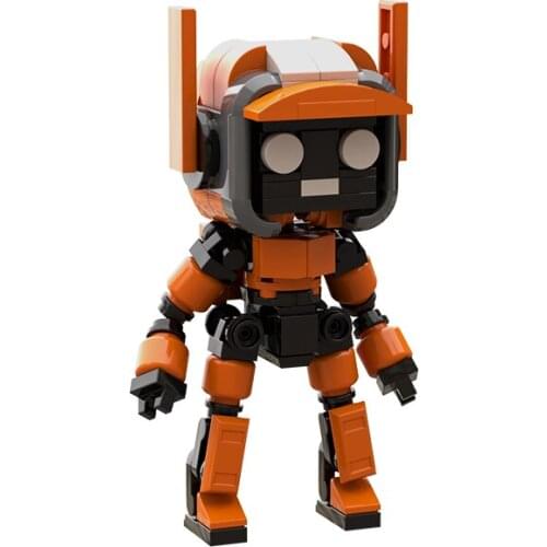 MOC DIY K-VRC Love-Death-Robot Model Building Block Bricks Toys Creativity Educational America Animation For Children Kids Gfit