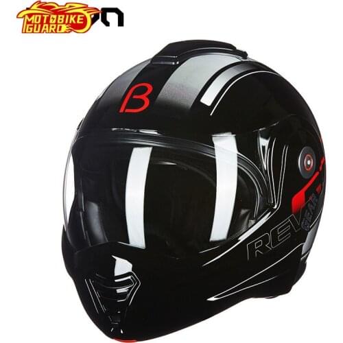 Beon Winter Mens Motorcycle Flip Up Helmets Motorbike Variety Moto Personality Locomotive Helmets Femal Helmet