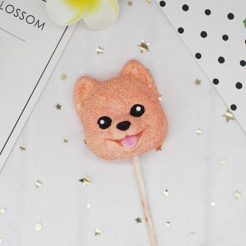 Dog silicone molds Chocolate molds Lollipop molds Maltose Cough Cough Sugar Coral molds