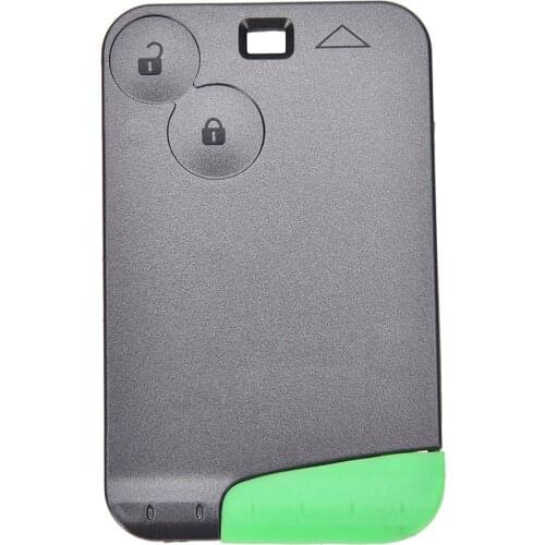 Replacement 2 button Key Card Shell/Case +Blank Blade FOR Renault Laguna