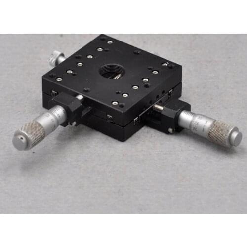 SURUGA SEIKI B23-60A B23-60C optical X-axis high-precision displacement slide 60*60mm stroke plus or minus 6.5mm table aluminum