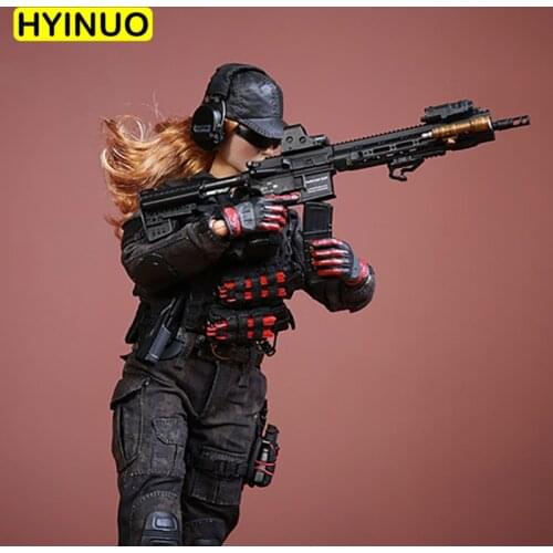 1/6 scale FT007 combat girl female military uniform women sexy combat clothing full combat uniform 12" soldier clothes