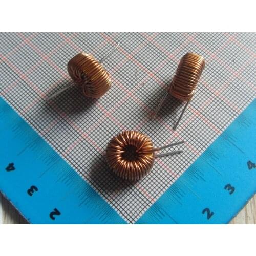 Free ship with tracking 50PCS High Quality 100UH 6A Toroidal Inductor Winding Inductance Magnetic Ring Inductance (for lm2596 )