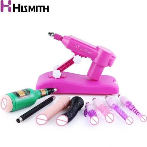 Hismith Water injection Automatic sex machine for women with 9 attachments retractable love machine CE ROHS adults sex toys