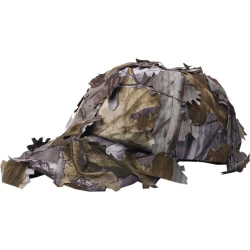 3D Leaves Bucket Cap Tactical Army Cap Hunting Military Cap Camouflage Hat Simplicity Army Camo Hunting Hat