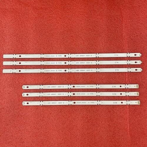 6 PCS LED backlight strip for LG 49LJ614V 49UJ650 49UJ670V 49UJ634V 49UJ670 49UJ651V 17Y 49LJ61 49LH61 49UJ65 A B 27LED