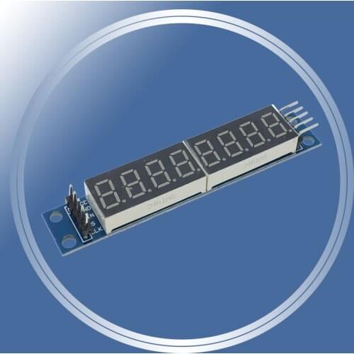 MAX7219 LED Dot Matrix Display Module 8 Digital Tube Display Control Board For Arduino Microcontroller Serial Driver 7 Segment
