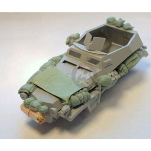 WWII German 250 half-track resin wrap modification 1:35