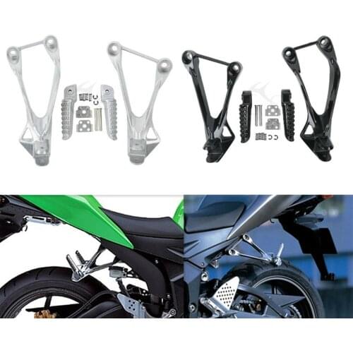 Motorcycle Rear Footrest Foot Pegs For KAWASAKI Ninja ZX6R 2005-2008 ZX636 2005-2006