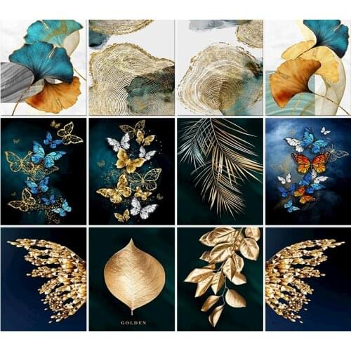 5D DIY Poured Glue Diamond Painting Kits Butterfly Animals Full Round With AB Drill Frameless Digital Handcraft Home Decor Gift