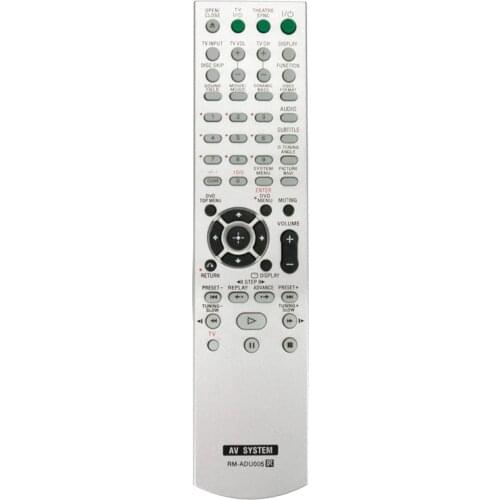 New Remote Control Rm-Adu005 Rmadu005 Fit for Sony Dvd Home Theater Theatre Av System Dav-Dz630 Dav-Hdx265 Hcd-Dz630 Hcd-Hdx665