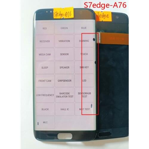 ORIGINAL 5.5" LCD for SAMSUNG Galaxy S7 edge G935 G935F Defect LCD Display Touch Screen Digitizer Assembly Replacement