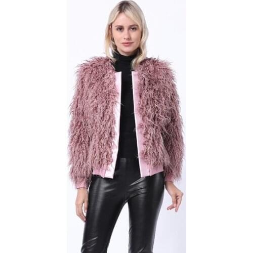 Autumn faux fur leather jacket womens warm short fur leather coat women loose jackets winter thicken fashion b541