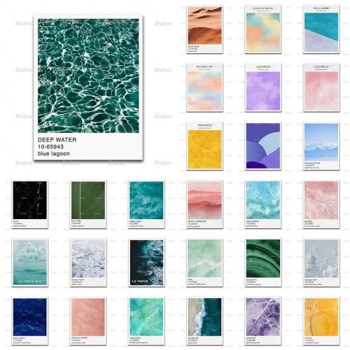 Pastel Colors Gradient Poster|Pantone Art| Modern Art|Gemstone Texture | Pantone Inspiration|Home Decor Canvas Wall Art Prints
