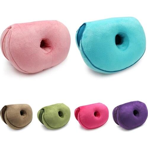 Chair Cushion Multi-functional Seat Dual Comfort Cushion Plush Memory Foam Orthopedic Lift Hip Up Seat Cojines Decorativos