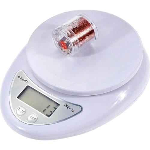 5kg/1g Portable Digital Scale LED Electronic Scales Postal Food Measuring Weight Kitchen LED Electronic Scales