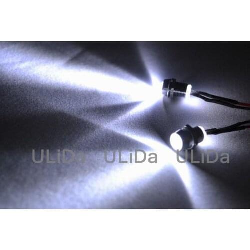 RC Parts 1:10 Model Drift Car LED Light Night 2pcs 5mm White Headlamps Headlights Futaba DIY