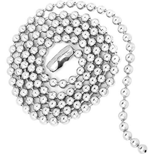 10X Adjustable Stainless Steel Ball Chain 80cm for DIY Ornaments Decoration chain Ball Chain Necklace