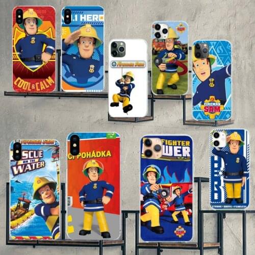 Fireman Sam Children Phone Case For iphone 12 5 5s 5c se 6 6s 7 8 plus x xs xr 11 pro max mini