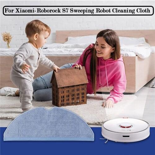 Suitable for Xiaomi T7 Plus Mop Sweeping Robot Accessories T7S S7 Mop Cleaning Cloth Washable Mop Cleaning Cloth Washable Mop