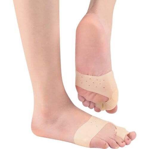 Silicone Toe Separator Cushion Honeycomb Gel Straightener Orthopedic Forefoot Care Pads Shoes Slip Resistant Pedicure