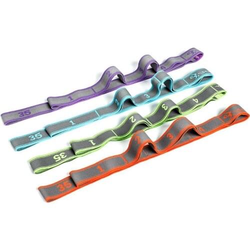 Gym Fitness Yoga Pilates Stretch Strap Belt Physical Training Resistance Band Pilates Sport Training Workout Elastic Bands